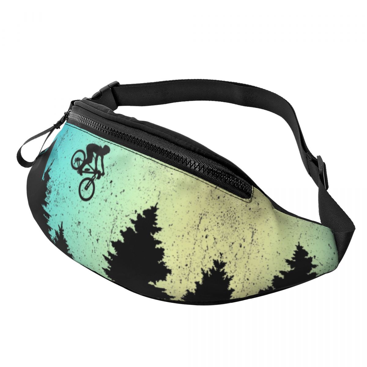 Mountain Biking Fanny Pack - Custom Mtb Bike Track Downhill Fanny
