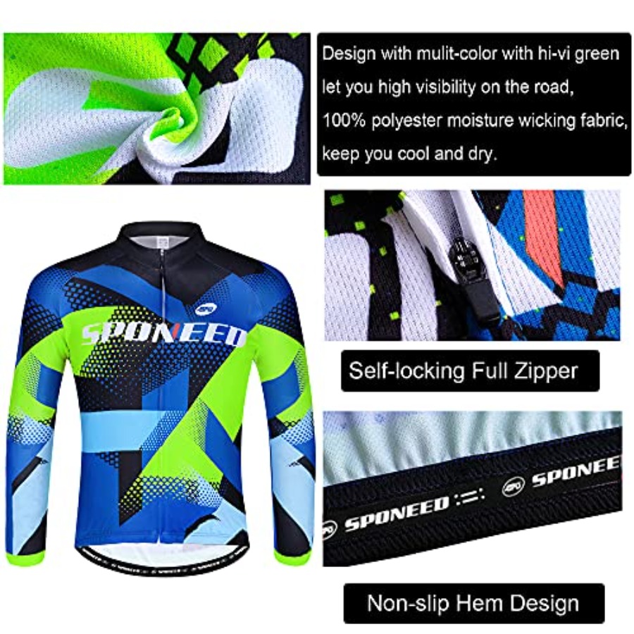 sponeed Cycling Clothes for Me – обзор и цена Mountain Biking Long Sleeve Shirt