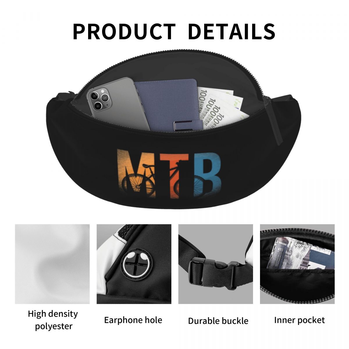 Custom MTB Bicycle Fanny Pack  – обзор и цена Mountain Biking Fanny Pack
