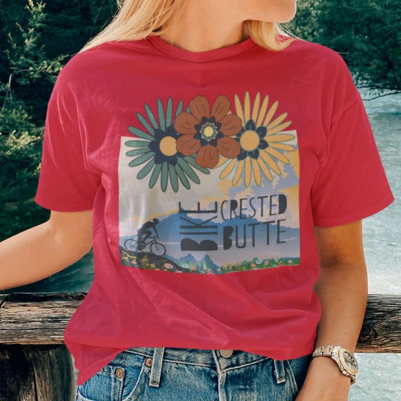 Bike Crested Butte T shirt Mou – обзор и цена Mountain Biking Colorado