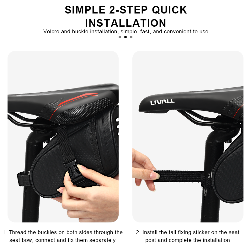 RIDERACE Bicycle Saddle Bag Sm – обзор и цена Mountain Biking Fanny Pack