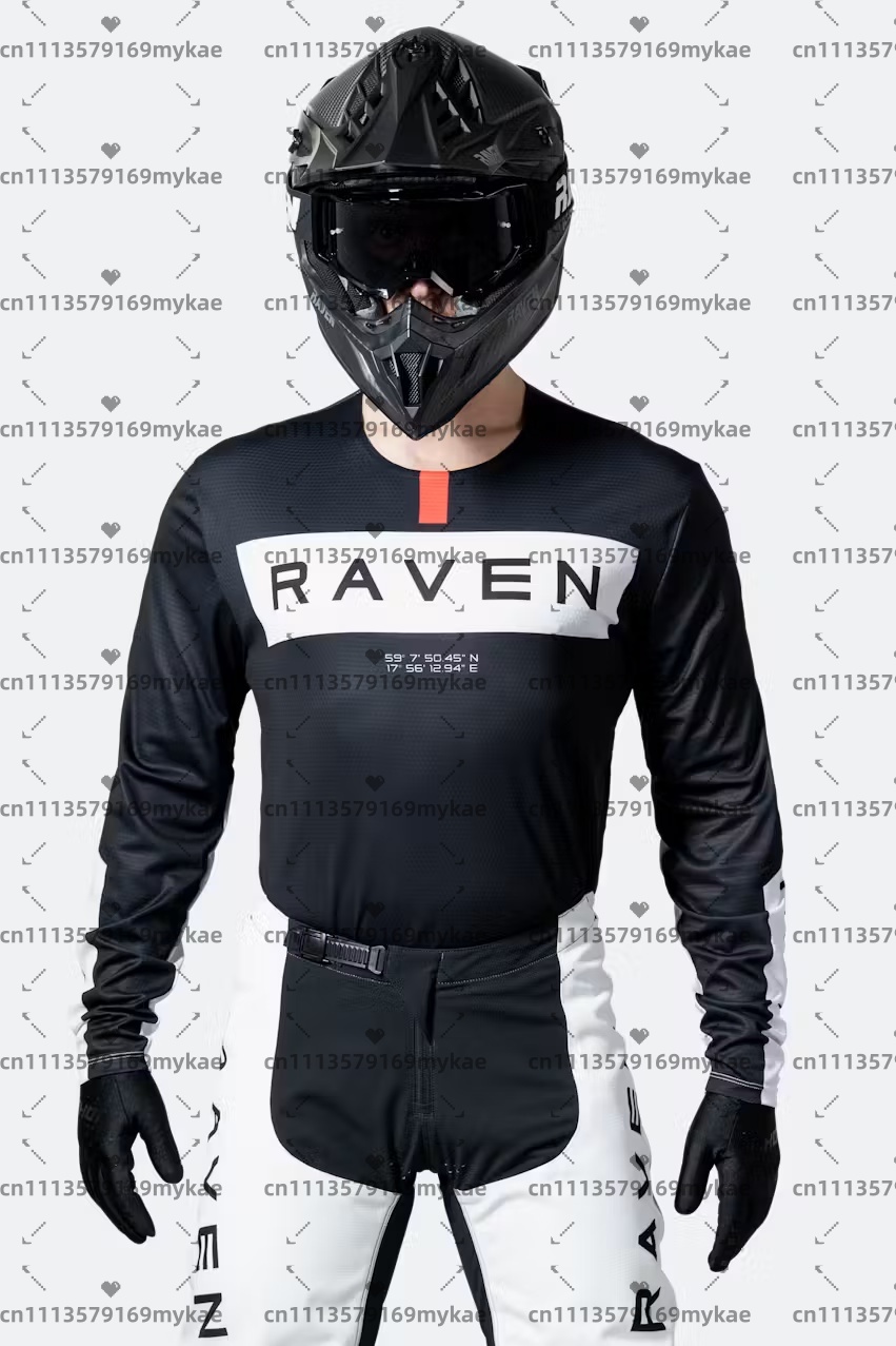Men's Raven Jersey DH Motorcyc – обзор и цена Mountain Biking Long Sleeve Shirt