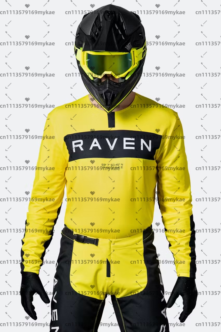 Men's Raven Jersey DH Motorcyc – обзор и цена Mountain Biking Long Sleeve Shirt