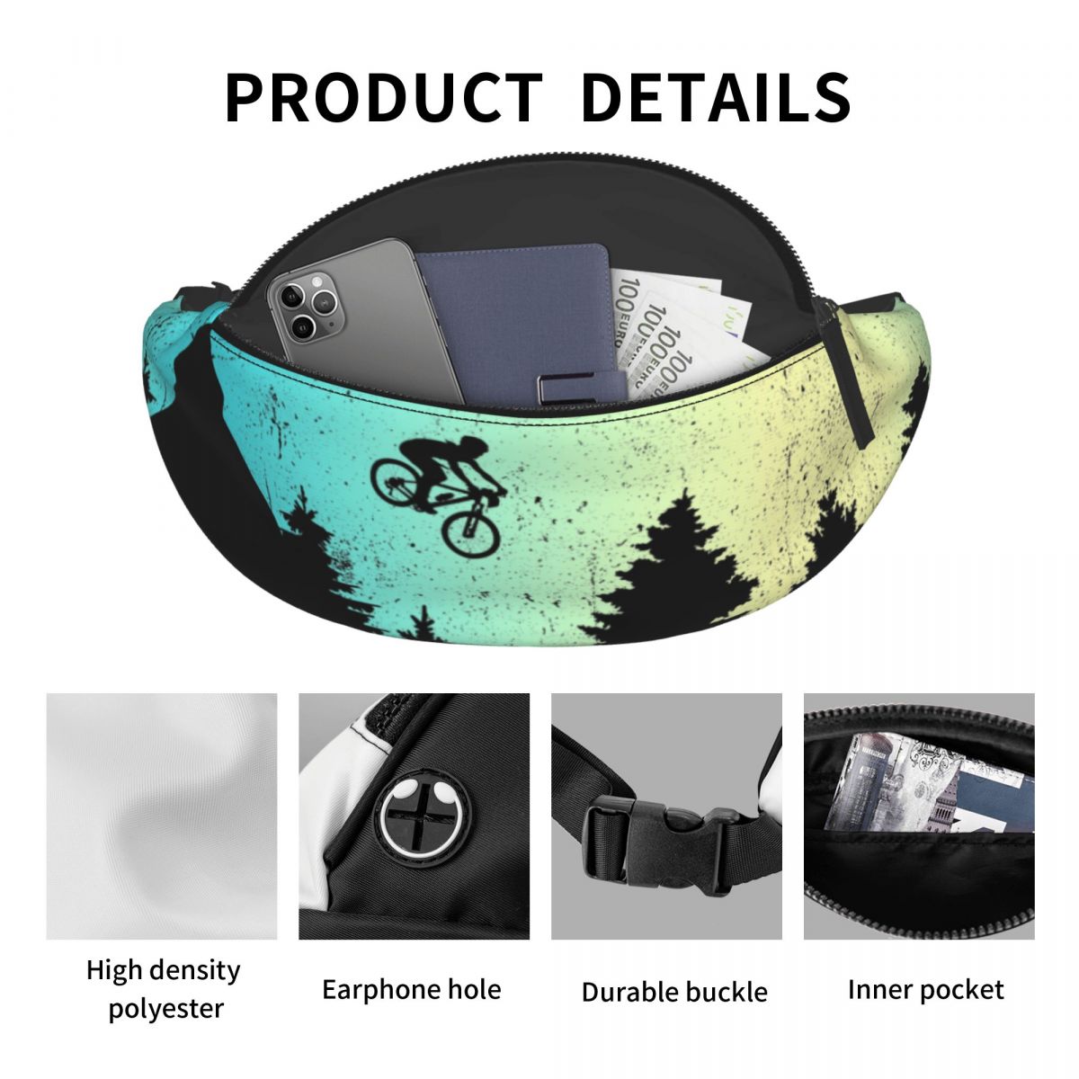Custom Mtb Bike Track Downhill – обзор и цена Mountain Biking Fanny Pack